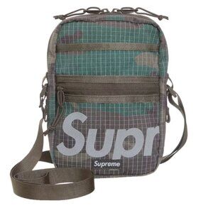 NWT Supreme Shoulder Side Bag (SS24) - Woodland Camo